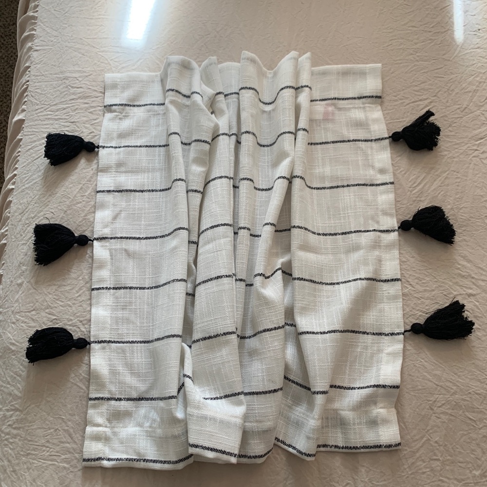 NWOT Tasseled Opalhouse curtain